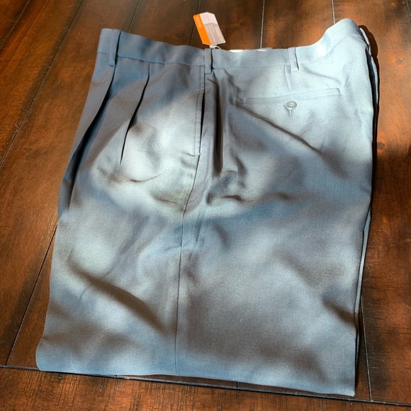 Savane Pants Savane Pleated Crosshatch Dress Pants Comfort429